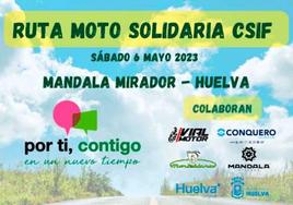 CSIF Huelva celebrará este sábado su V Ruta Moto-Solidaria, con vuelta incluida al Circuito Monteblanco