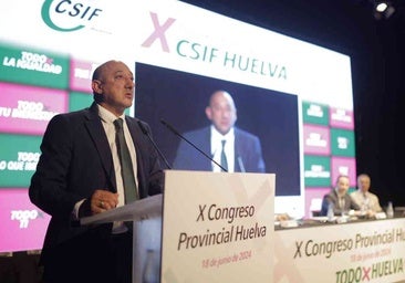 Juan Manuel Quilón seguirá al frente del CSIF Huelva cuatro años más