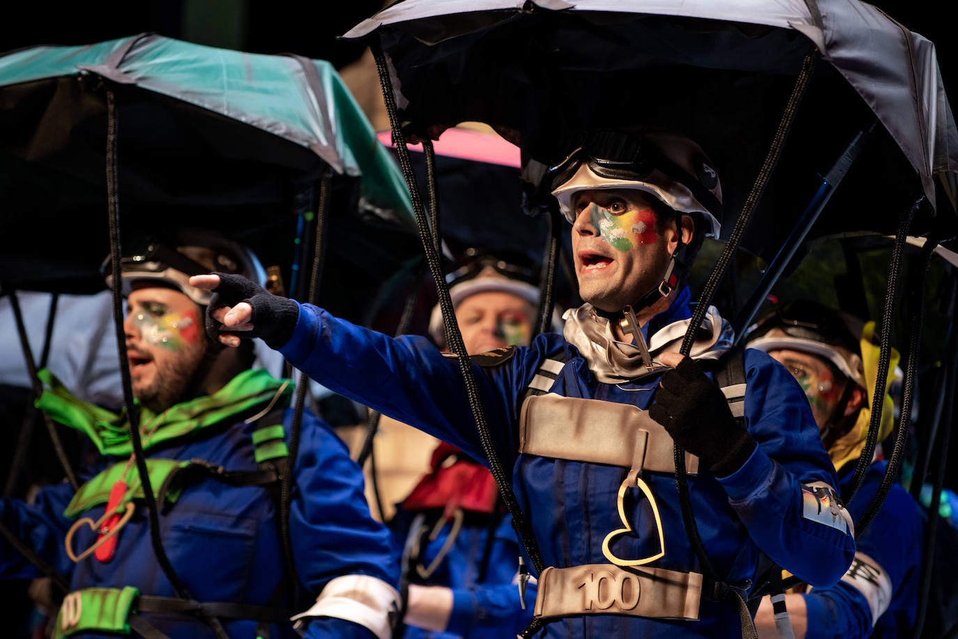 Las mejores imágenes de la primera noche de preliminares del Carnaval Colombino