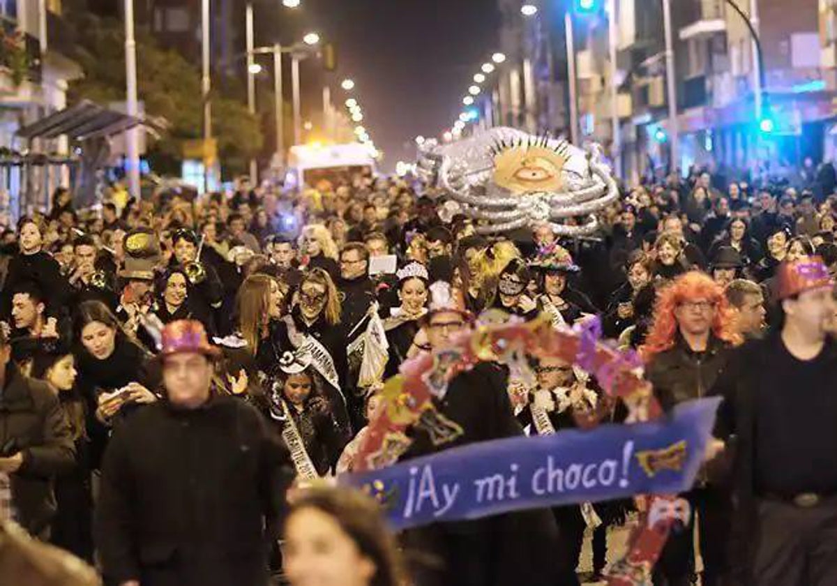 Una pasada edición del Entierro del Choco