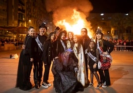 El fuego pone fin al Carnaval Colombino