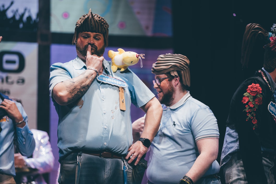 La primera semifinal del Carnaval Colombino 2025, en imágenes