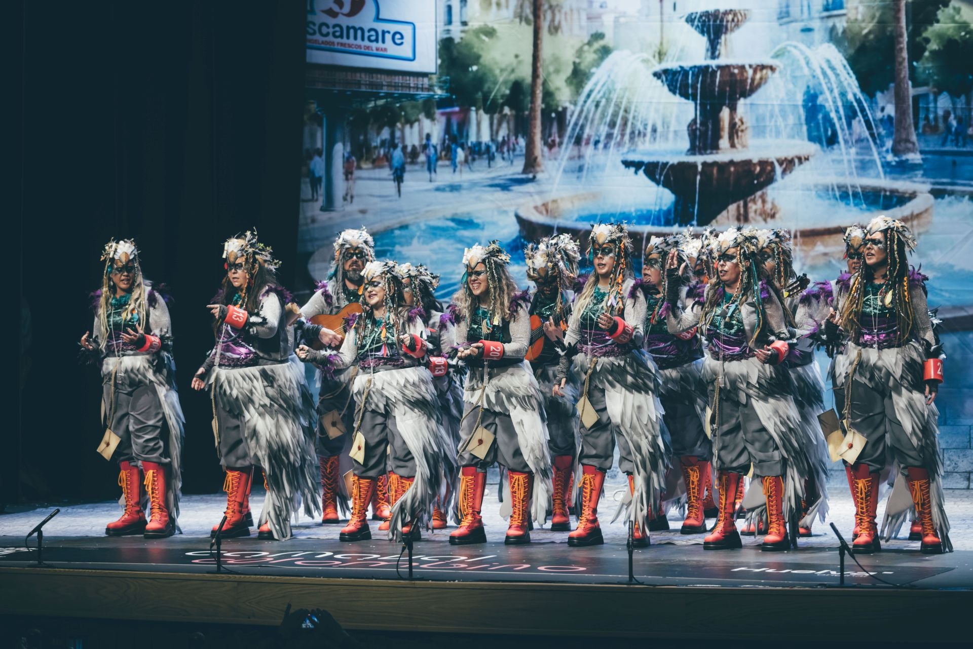 La segunda semifinal del Carnaval Colombino 2025, en imágenes