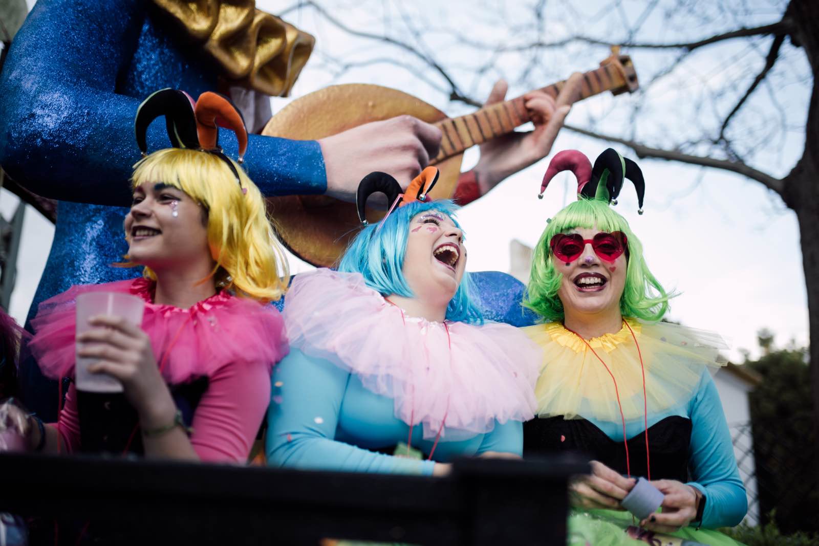 La gran cabalgata del Carnaval Colombino, en imágenes