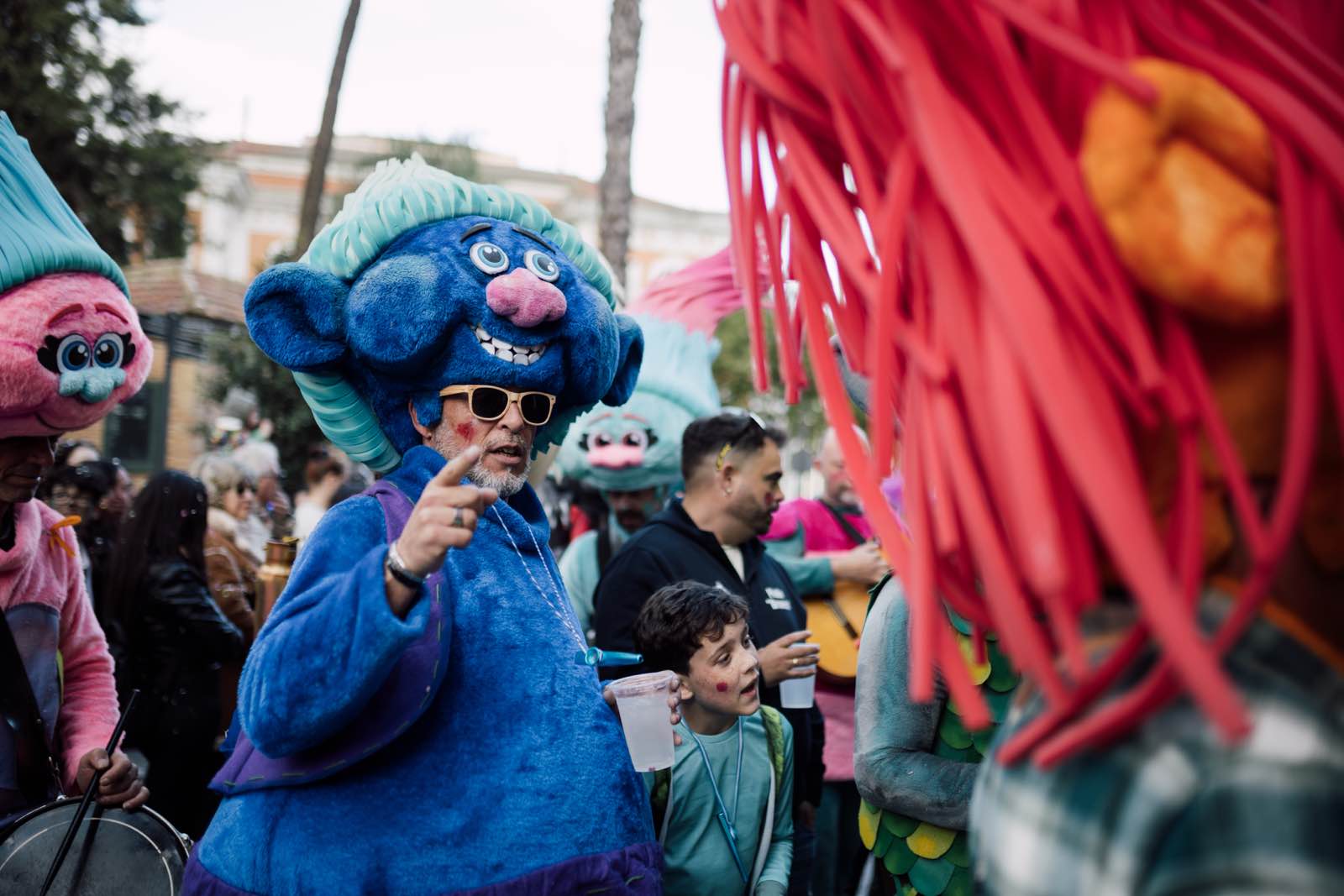 La gran cabalgata del Carnaval Colombino, en imágenes