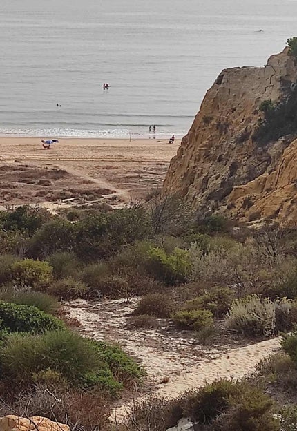 La espectacular playa de la Fontanilla