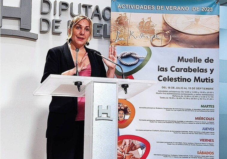 Belén Castillo ha presentado la programación de verano del Muelle de las Carabelas