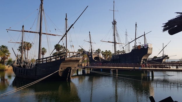 Las tres carabelas del Muelle, que ofrece muchos talleres