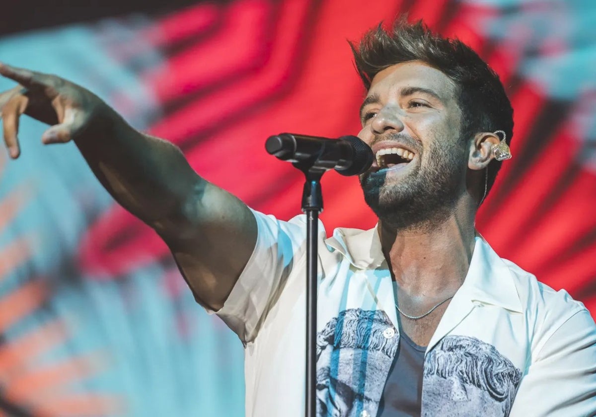 Pablo Alborán en su último concierto en Oporto, antes de hacer parada en Huelva dentro de su gira nacional