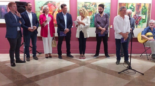 La inauguración de la exposición 'Vendimia' en la Casa Colón
