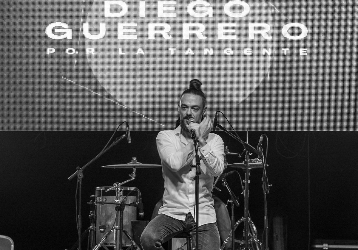 Diego Guerrero, en un concierto de este año en Villanueva de los Castillejos