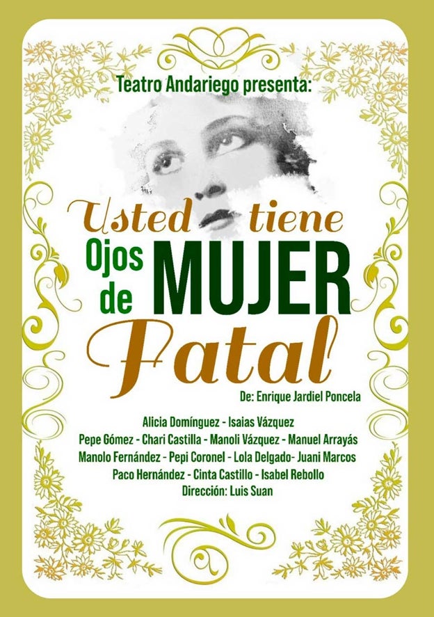 Cartel de la obra que se estrenará el martes
