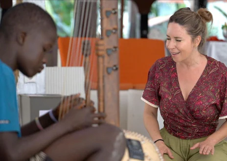 Imagen secundaria 1 - Rocío Márquez: «La sonrisa de la gente de Senegal me atravesó»