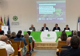 El rector de la UNIA y el presidente de la Diputación de Huelva inauguran el II Encuentro Iberoamericano La Rábida