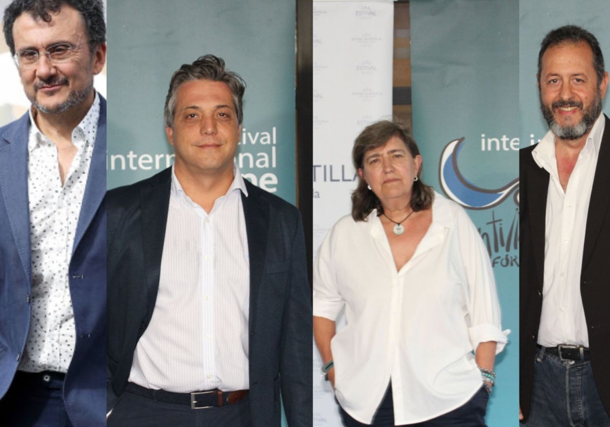 Antonio Cuadri, Paco Ortiz, Remedios Malvárez y Marcos Gualda