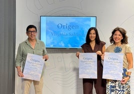 Virginia Saldaña realiza un recorrido por su obra en Ayamonte con 'Origen'
