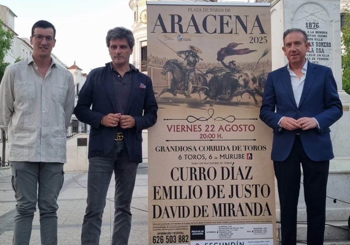 Presentado el cartel de la corrida de toros en Aracena