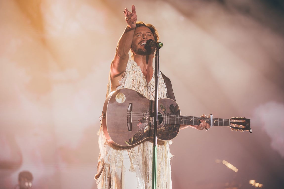 El concierto de Manuel Carrasco en Isla Cristina, en imágenes