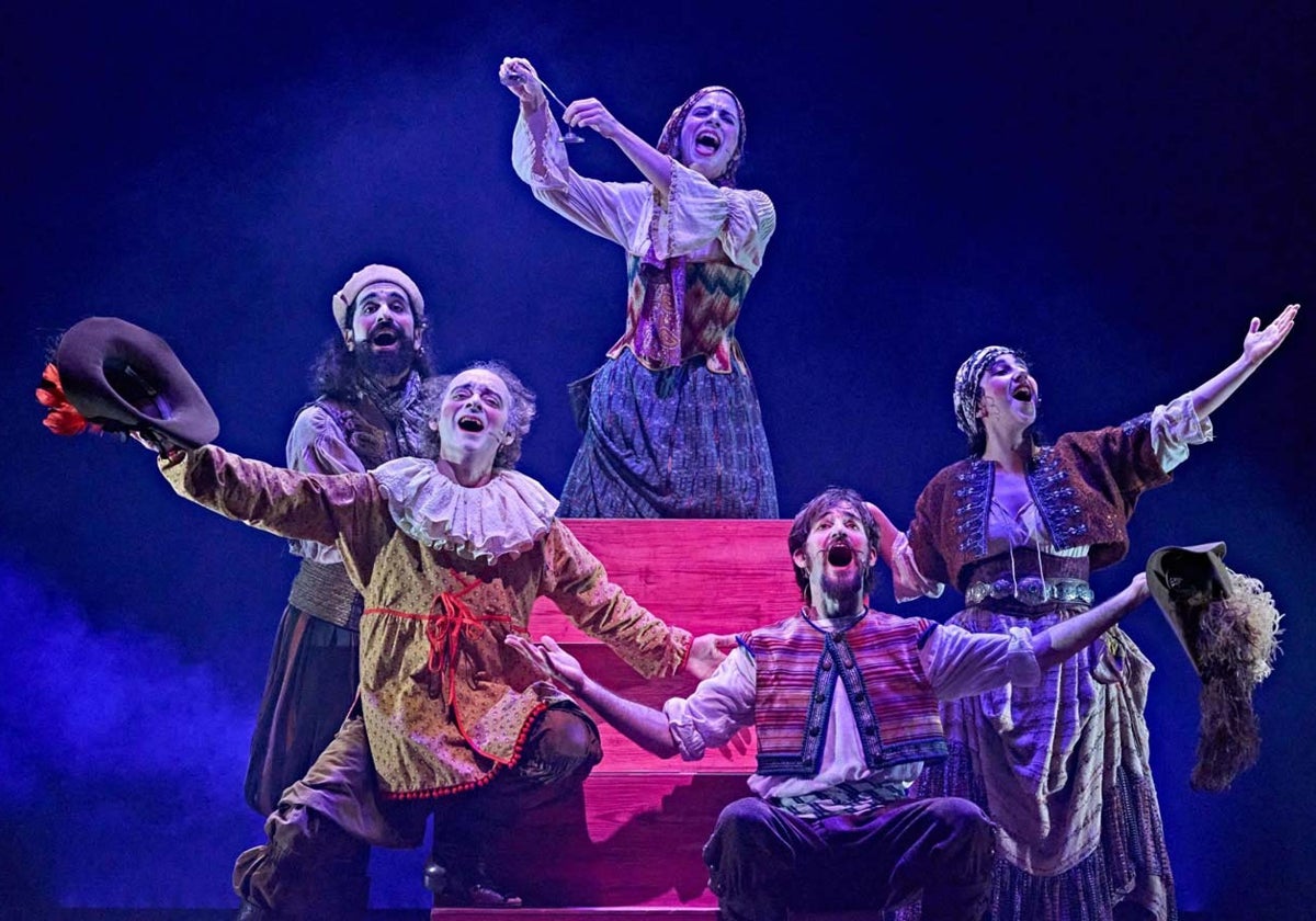 Uno de los momentos musicales de la obra