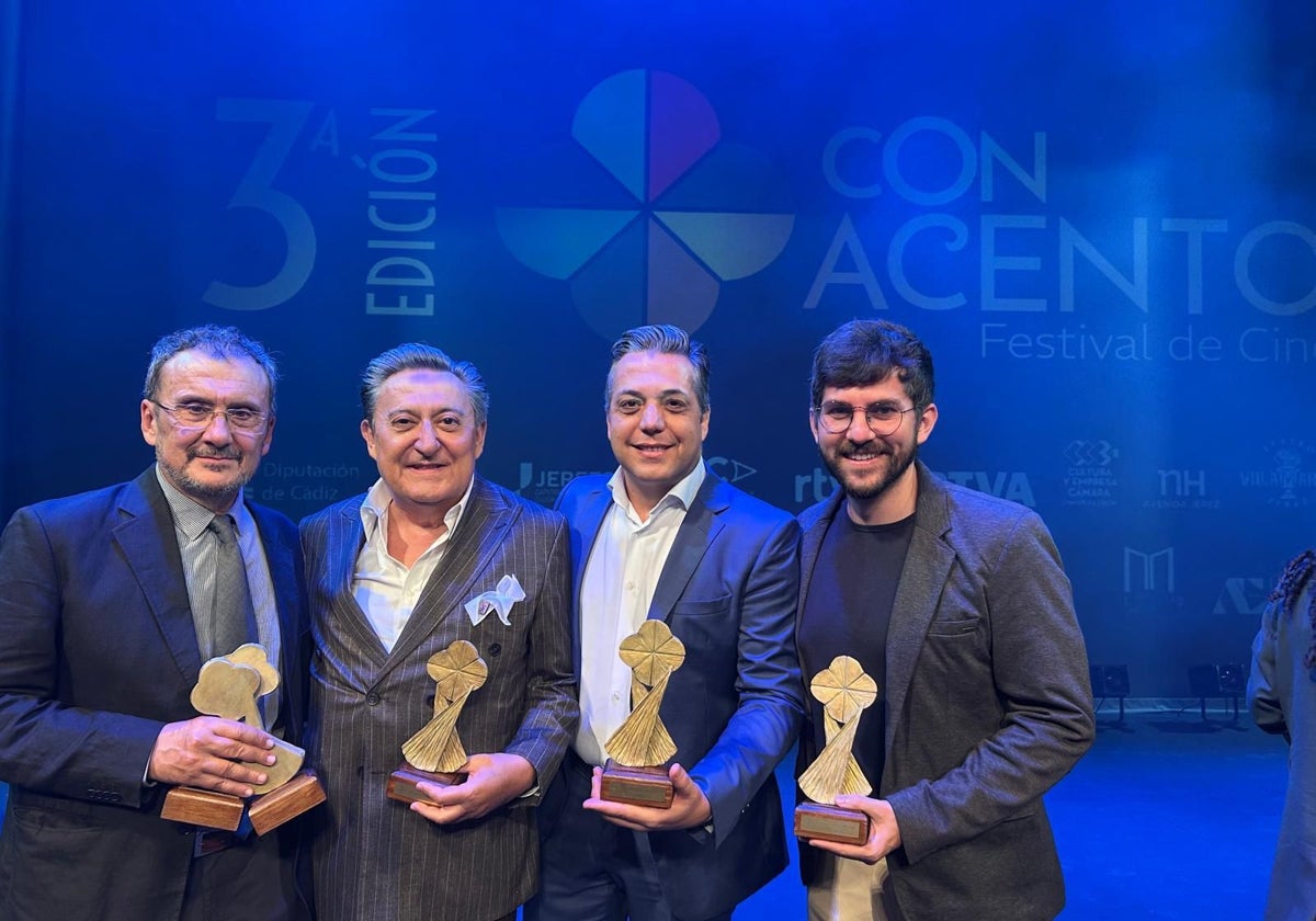 Antonio Cuadri, Mariano Peña, Paco Ortiz y Adán Pichardo