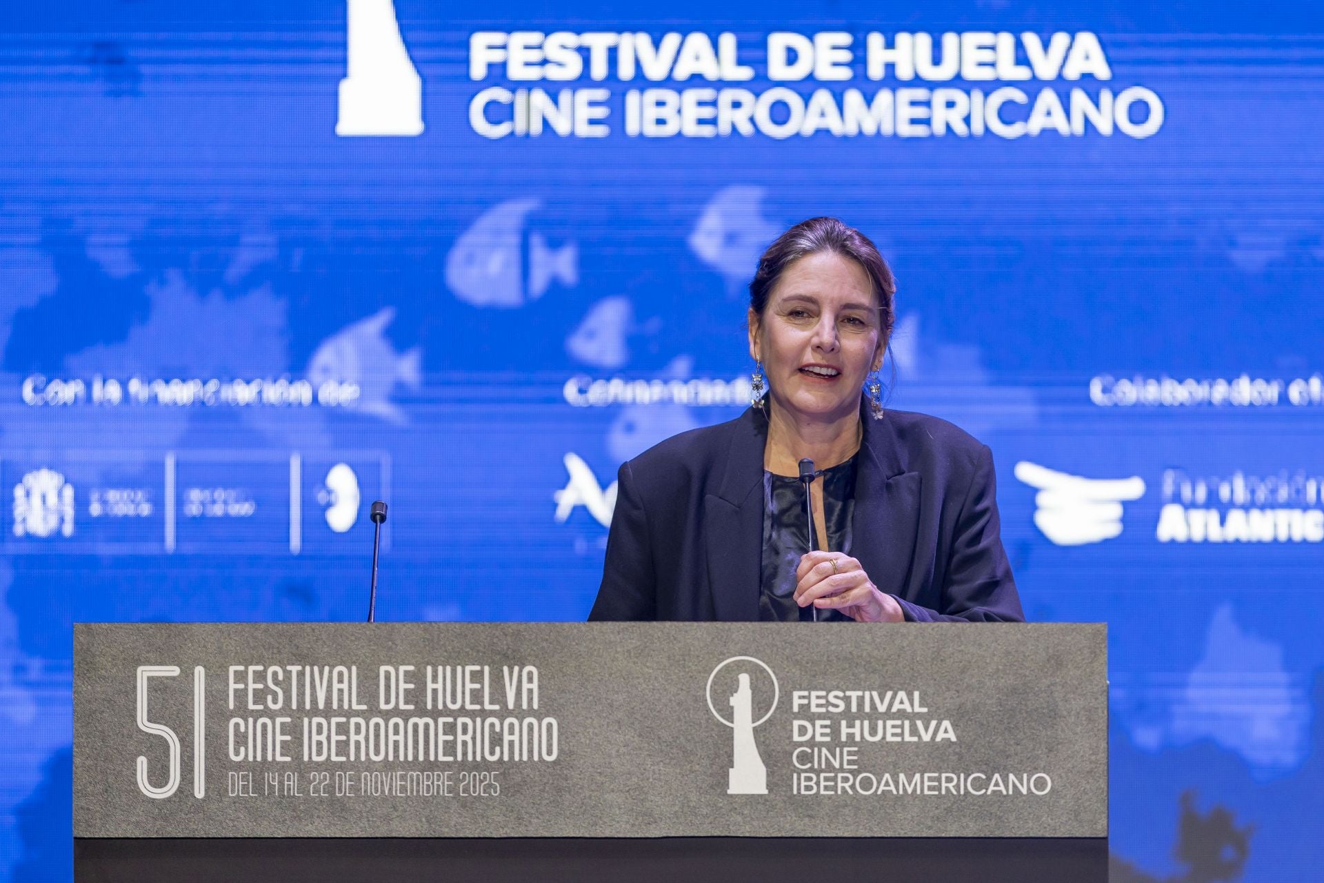 Así lucieron los premiados en la gala de clausura del 51 Festival de Cine Iberoamericano de Huelva