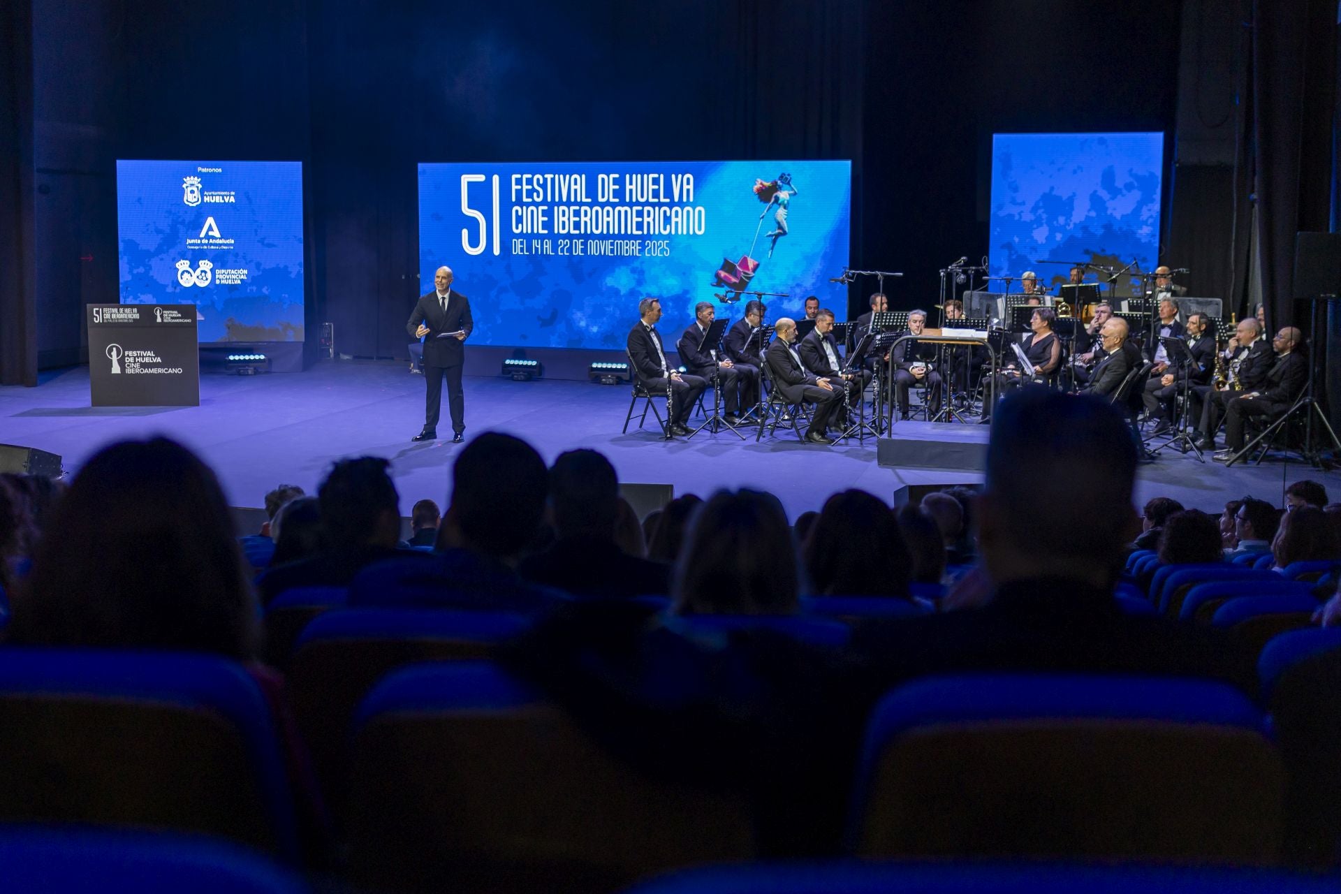 Así lucieron los premiados en la gala de clausura del 51 Festival de Cine Iberoamericano de Huelva