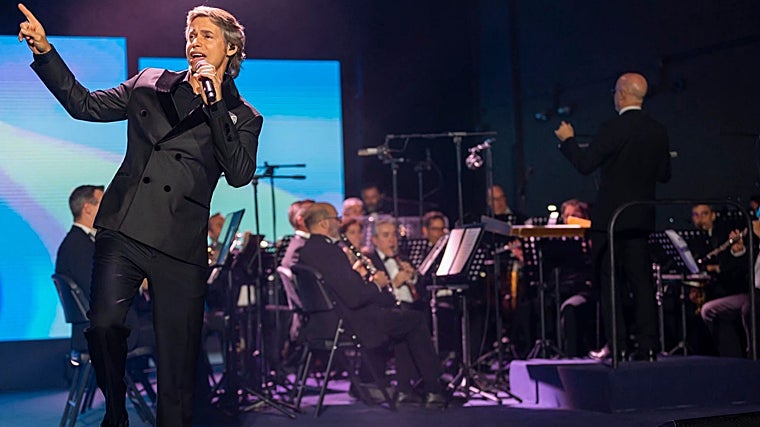 Carlos Baute, en una de sus actuaciones