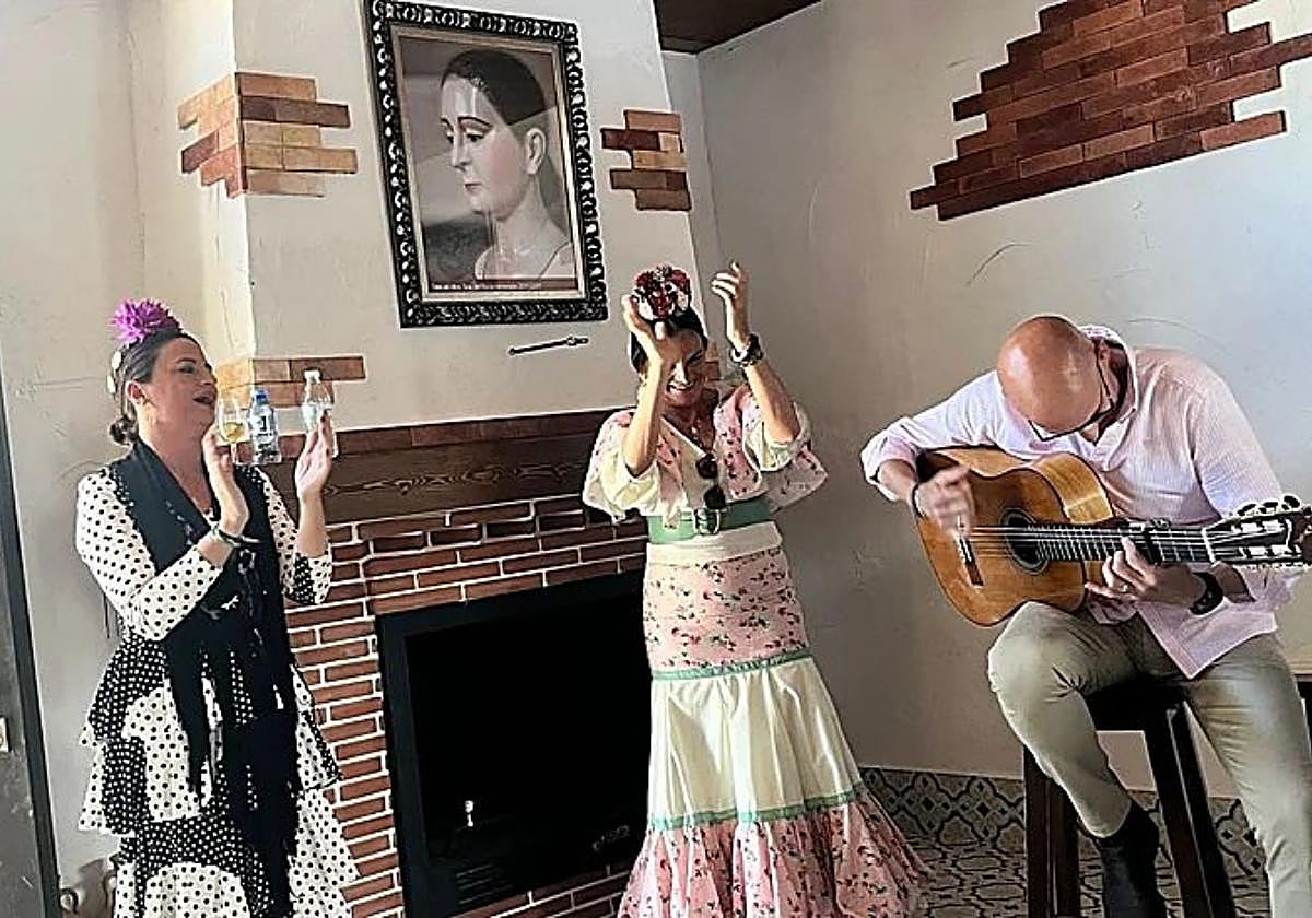 El dúo Azalea, en El Rocío