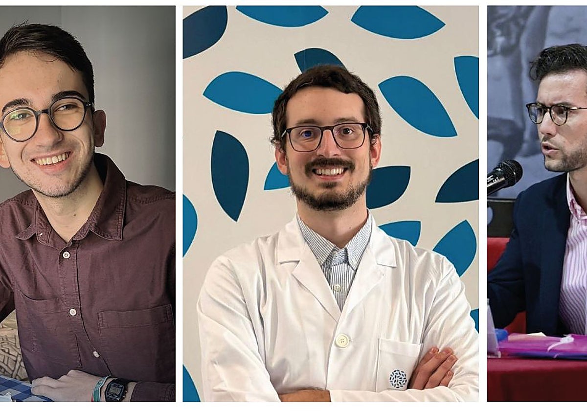 Los tres investigadores distinguidos