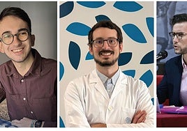 Los tres investigadores distinguidos