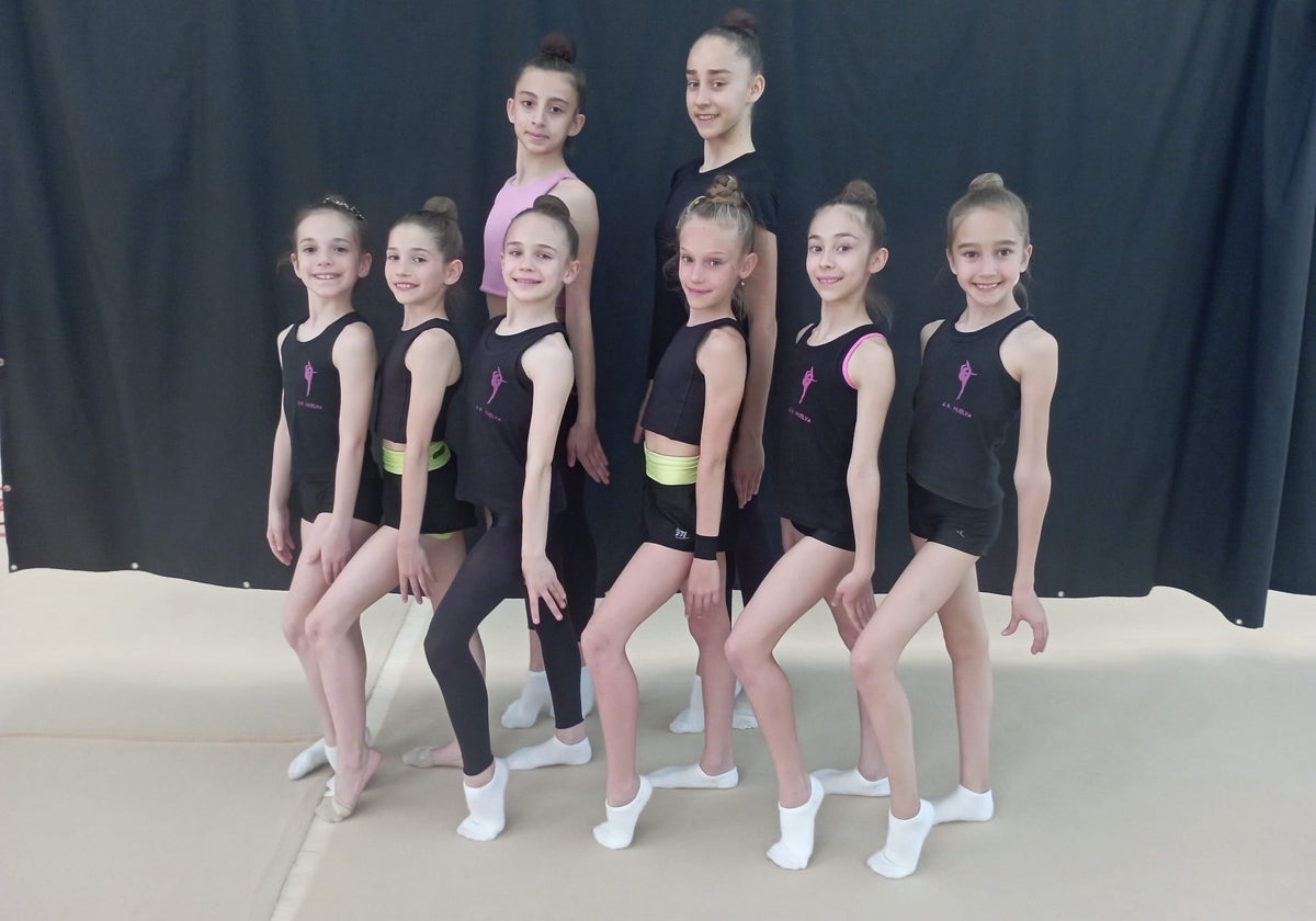 Gimnastas del Club GR Huelva