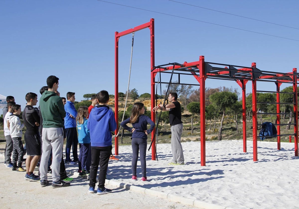 El Training Vox del Parque Camaleón de Islantilla