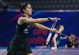 Tres de tres para Carolina Marín en el grupo A de los Juegos Europeos