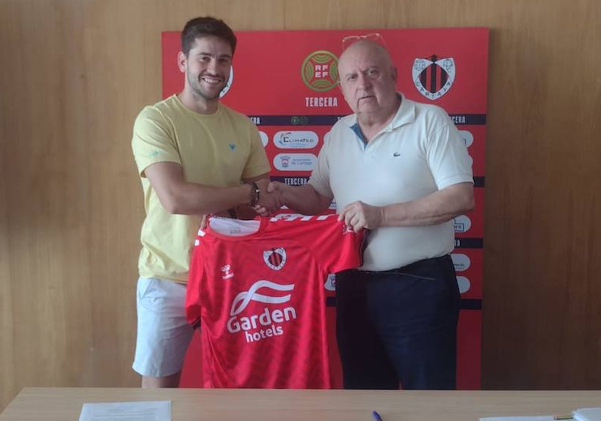 Uno de los fichajes realizados este verano por la Agrupación Deportiva Cartaya