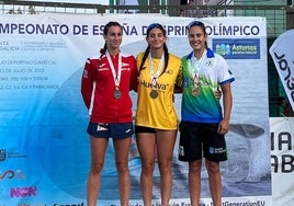 Daniela García culmina su gran temporada con dos medallas más el Nacional Juvenil Sprint