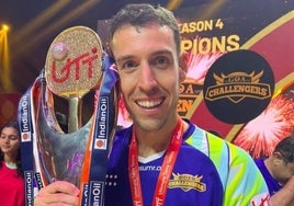 Álvaro Robles conquista con el Goa Challengers la Liga de la India