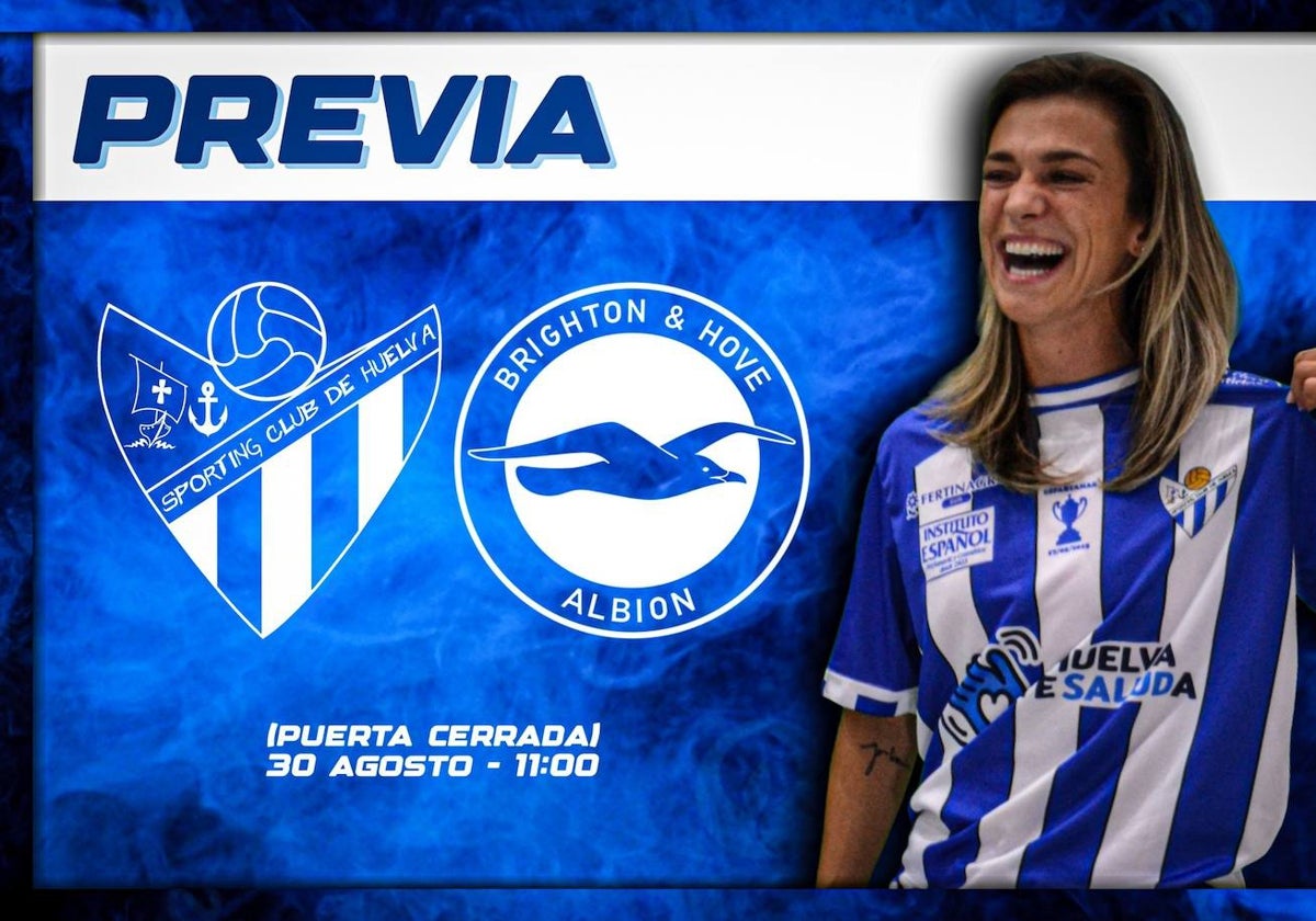 El Sporting Huelva cierra su pretemporada con el Brighton
