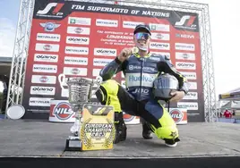 Colosal Paquito Gómez: Doble victoria para coronarse campeón de Europa de Supermotard