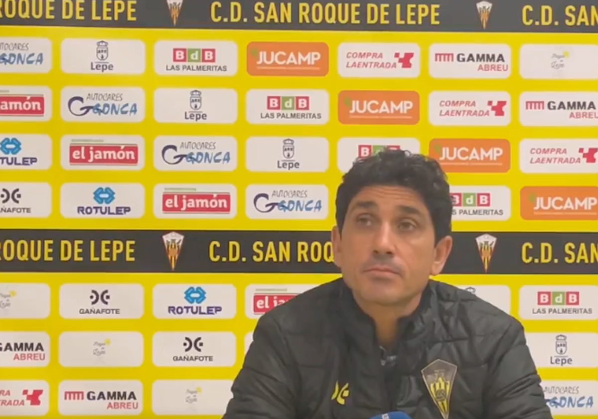 Juanma Pavón, en rueda de prensa