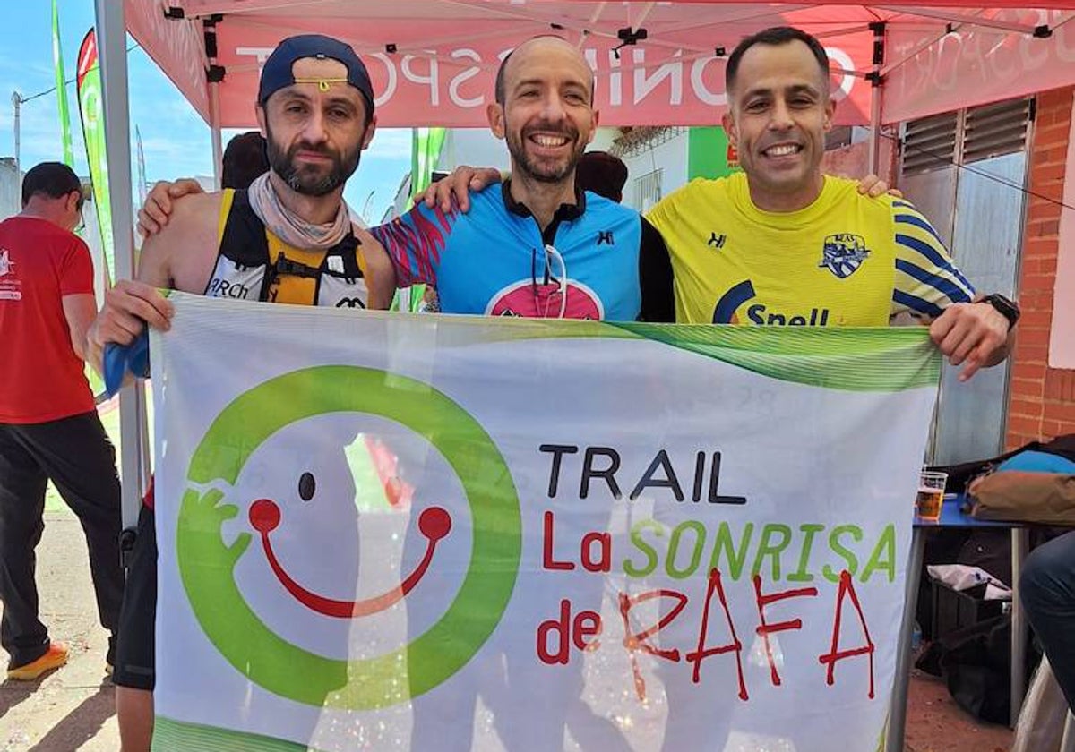 Ganadores masculinos de la prueba maratón de 'La Sonrisa de Rafa'