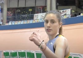 Gran debut de María Forero en pista cubierta: Victoria, marca personal y «rabia» en Valencia