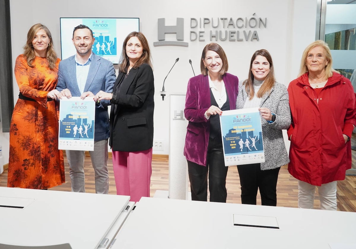 El Campeonato de Andalucía de Atletismo se ha presentado esta mañana en la Diputación de Huelva