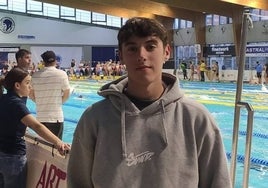 Samuel Gómez nadará tres pruebas en el Campeonato Open de España Junior y Absoluto de Invierno