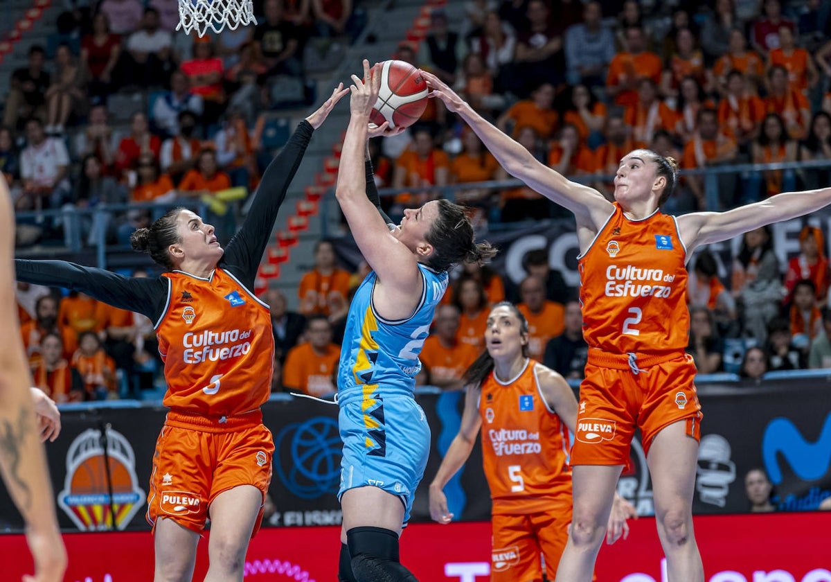 Un momento del Valencia Basket-Movistar Estudiantes