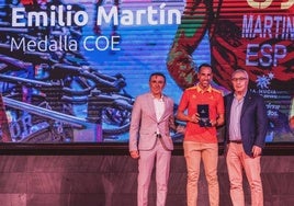 Emilio Martín, reconocido por el COE como uno de los grandes de la historia