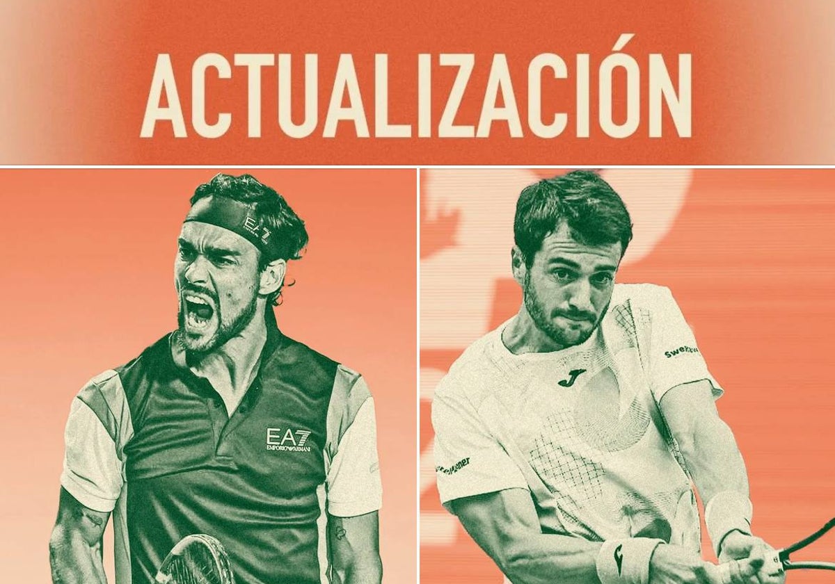 Fabio Fognini y Pedro Martínez suplen a Denis Shapovalov y Pablo Llamas en la Copa del Rey