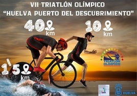 Apertura de inscripciones para el séptimo Triatlón Olímpico 'Huelva, Puerto del Descubrimiento'