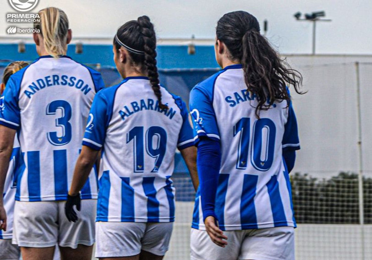 Jugadoras del Sporting Club de Huelva