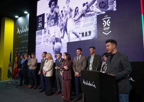 Imagen secundaria 1 - La Gañafote Cup presenta su décima edición en Fitur con Fernando Morientes como padrino