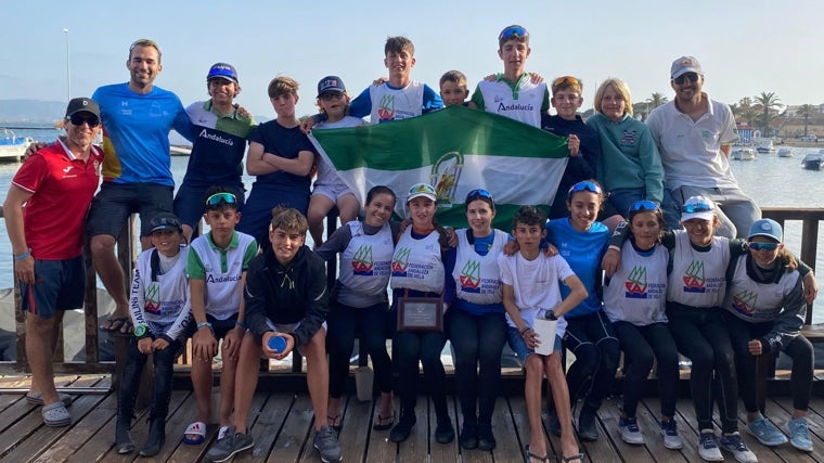 Mar Infante se clasifica para el Mundial de Optimist tras ganar la Copa de España Sub 16